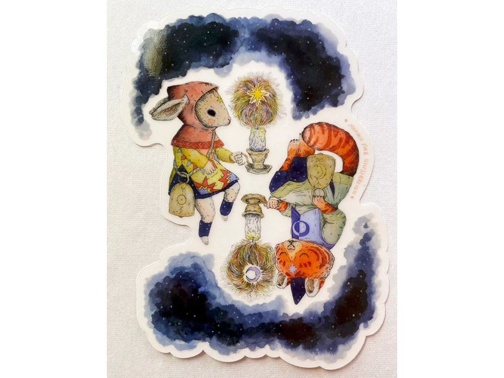 Marika Paz Illustration - Vinyl Sticker - Celestial Being