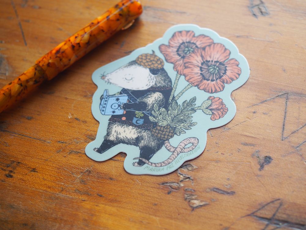 Marika Paz Illustration - Vinyl Sticker - Goshbert