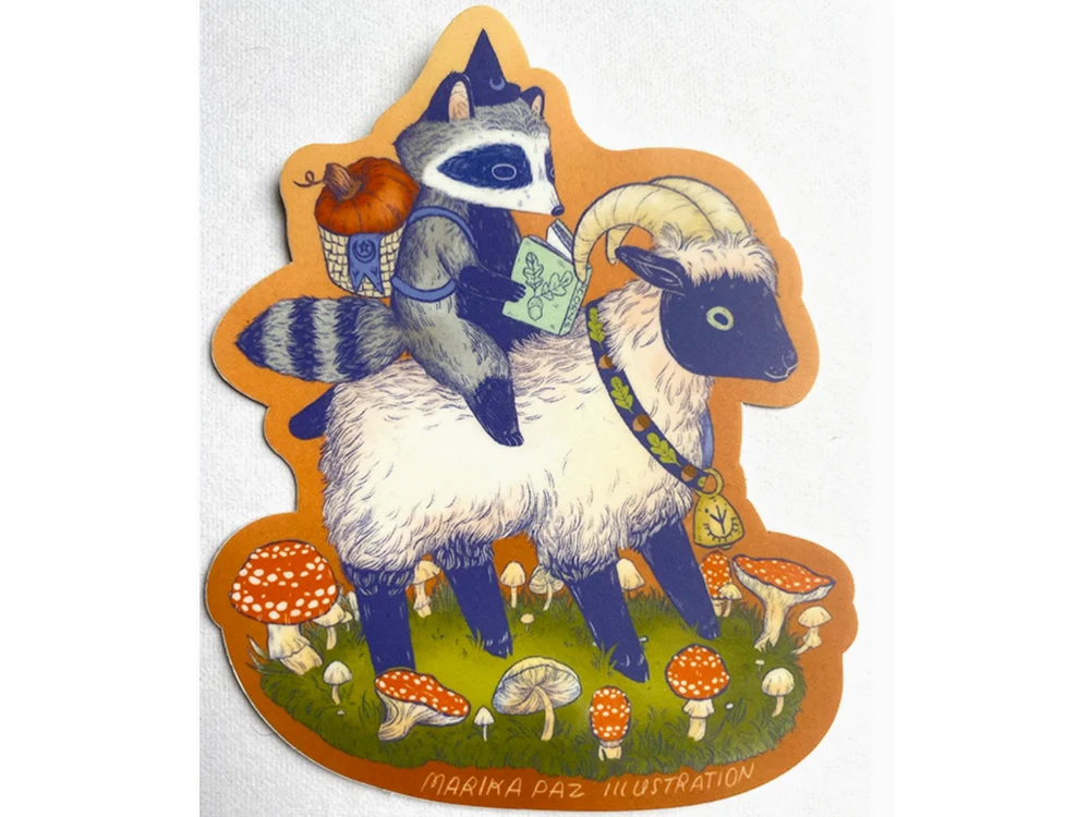 Marika Paz Illustration - Vinyl Sticker - Little Familiars