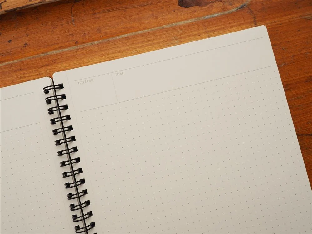 Maruman Mnemosyne Spiral Bound Notebook A4 - Dot - Image 2