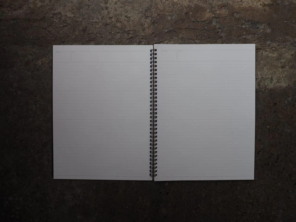 Maruman Mnemosyne Spiral Bound Notebook A4 - Lined - Image 3
