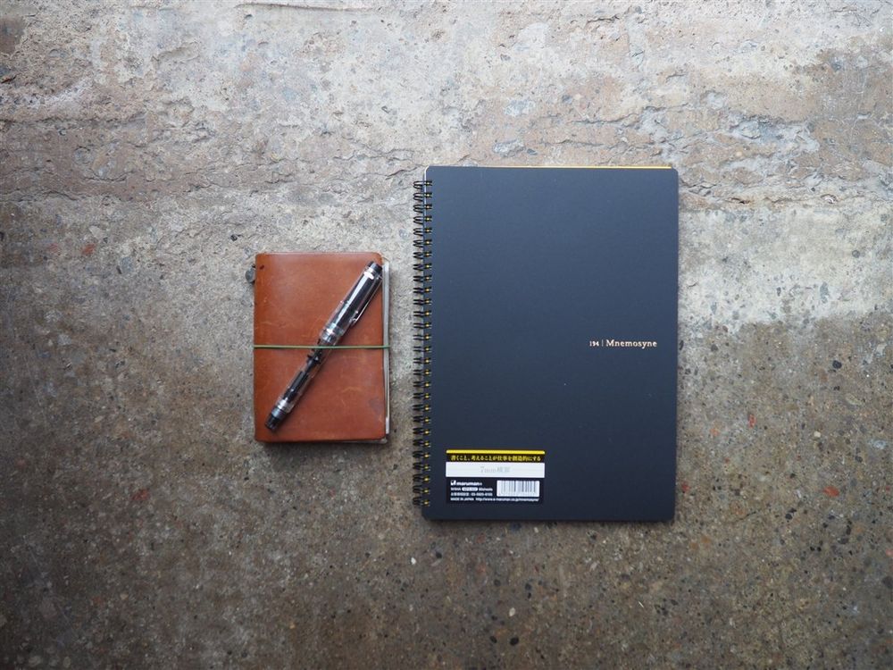Maruman Mnemosyne Spiral Bound Notebook B5 - Lined - Image 2