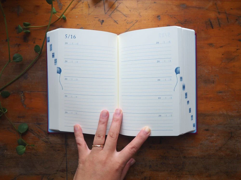 Midori 10 Years Diary - Navy - Image 4