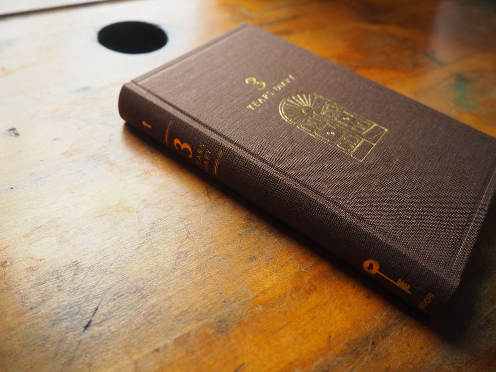 Midori 3 Years Diary - Brown - Image 2