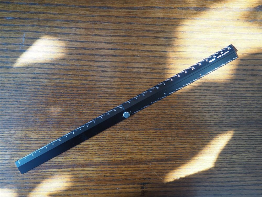 Midori Aluminum Folding Multi-Ruler - Black - Image 3