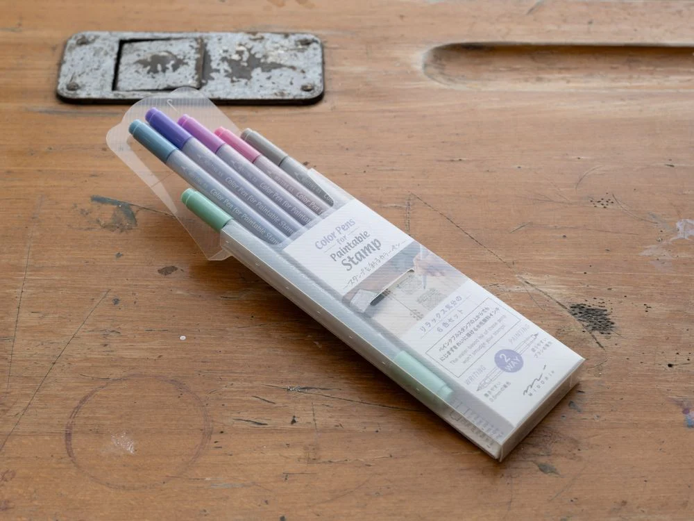 Midori Color Pens for Paintable Stamps - 6 Pieces - Relaxation - Image 2