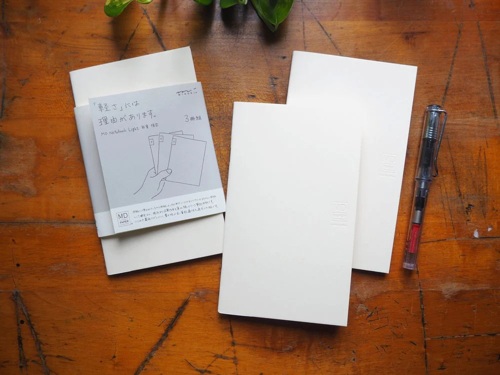 Midori MD Notebook Light B6 Slim - Lined (3pcs pack)