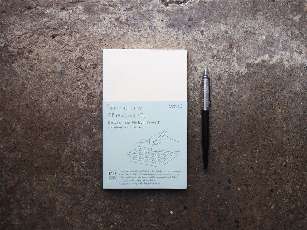 Midori MD Notebook Slim B6 - Grid