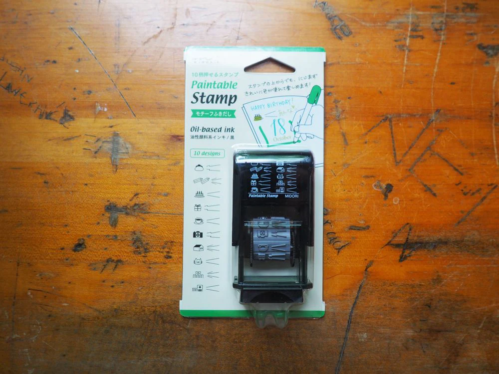 Midori Paintable Stamp - Motif Speech Bubble