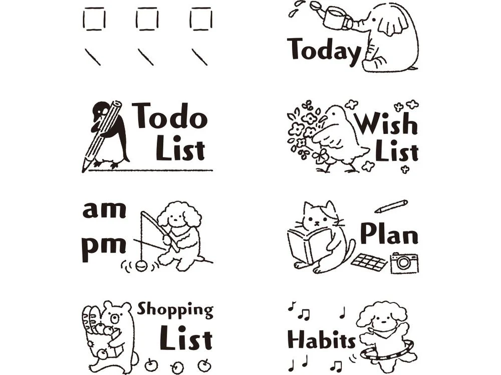 Midori Rotating Stamp - Dial List - Image 2