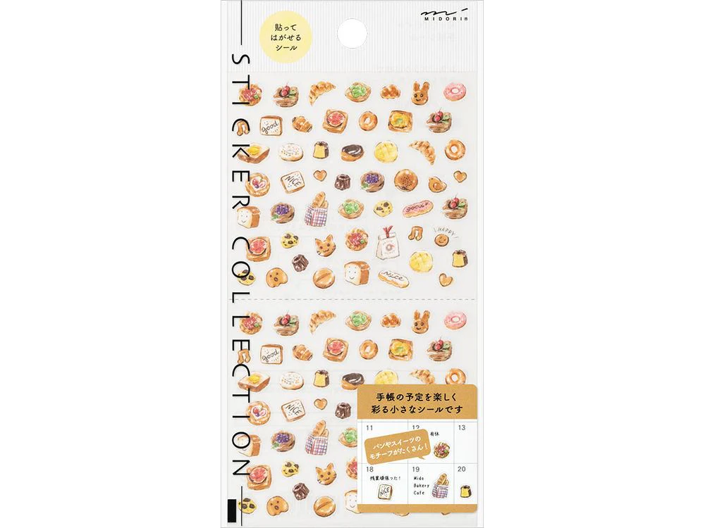 Midori - Sticker Sheet -  Bread (2681)
