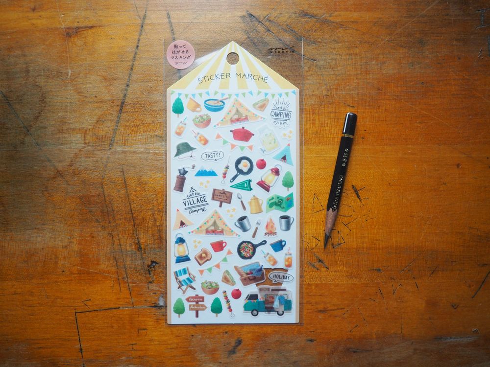 Midori Stickers - Marche Camp (2492)