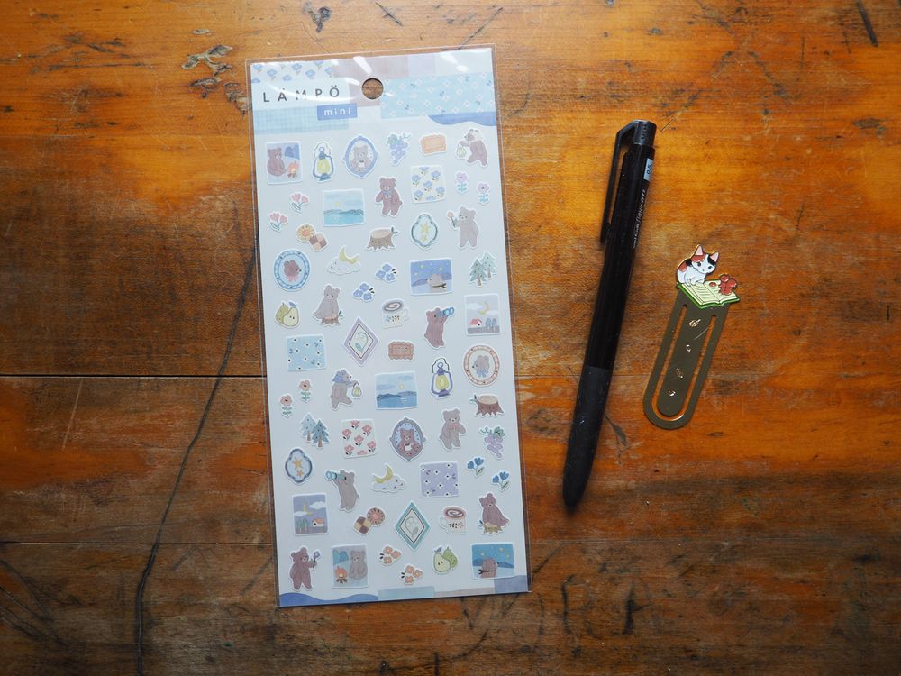 Mindwave - Sticker Sheet - A Bear and the Starry Sky (82094)