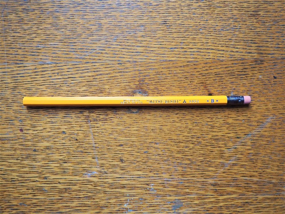 Uni Mitsubishi Pencil with Eraser 9852 - B