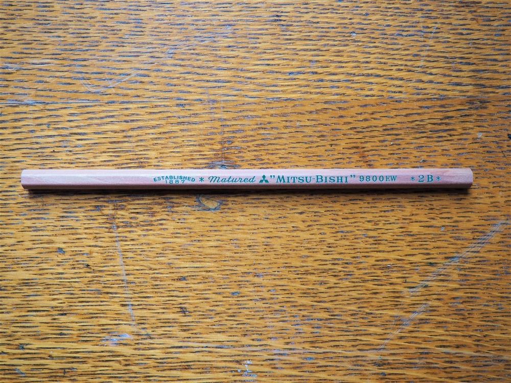 Uni Mitsubishi Recycle Pencil 9800EW - 2B