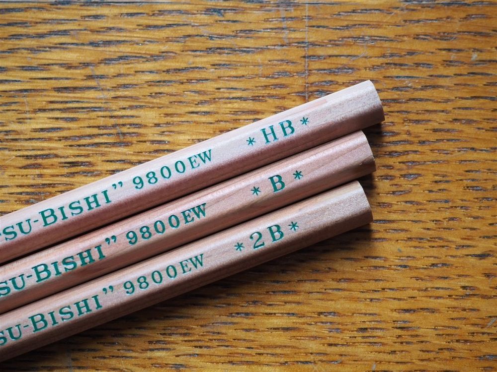 Uni Mitsubishi Recycle Pencil 9800EW - 2B - Image 2