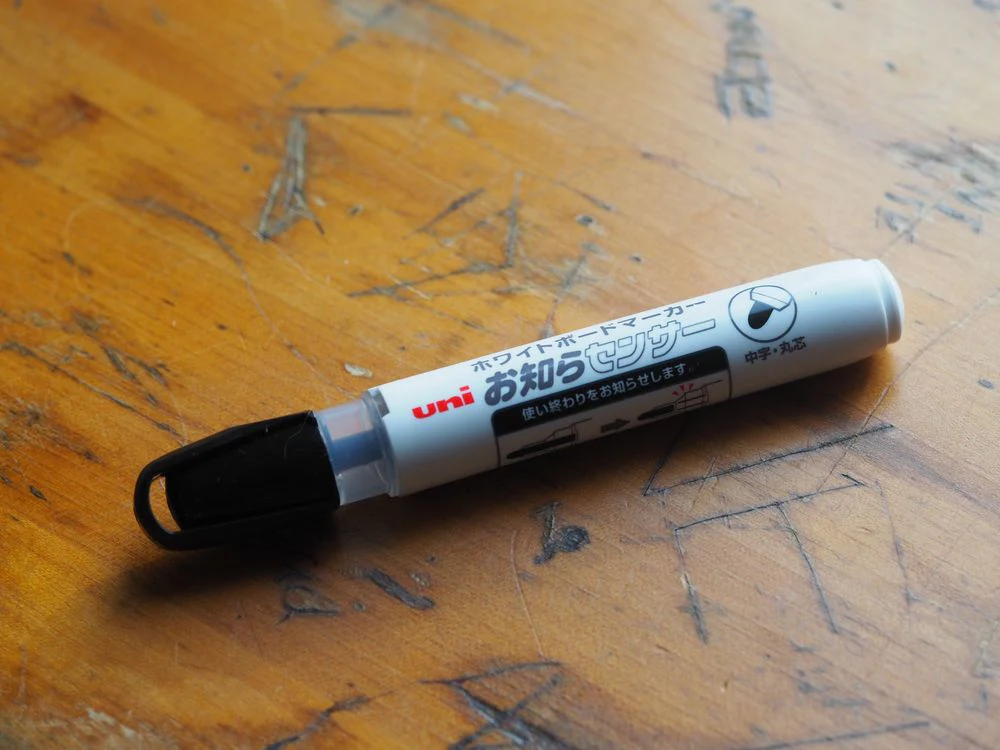 Uni Mitsubishi Whiteboard Marker - Black
