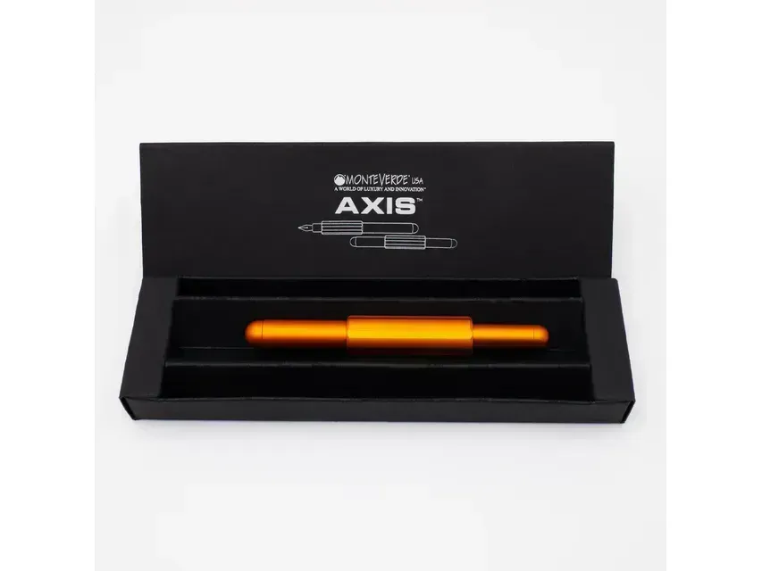 Monteverde Axis Fountain Pen - Matte Orange - Image 2