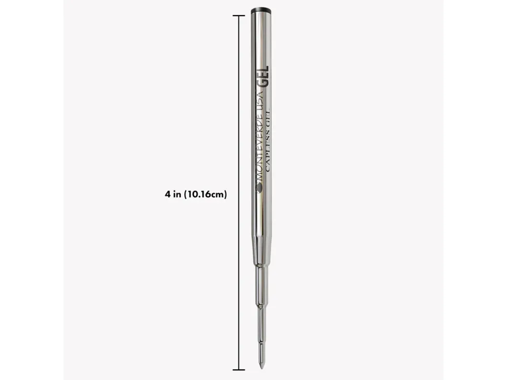 Monteverde Capless Gel Refill - F - Black - Image 4
