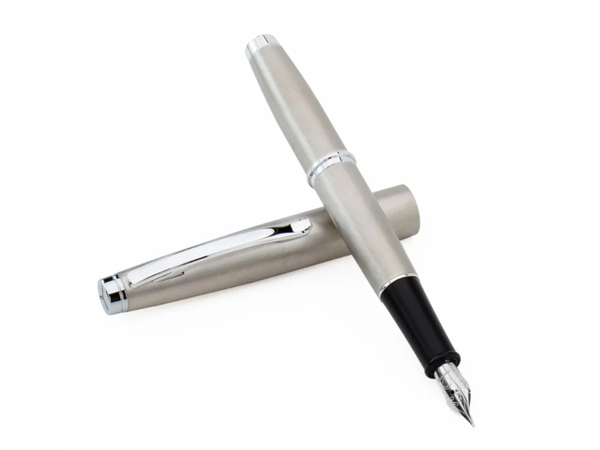 Monteverde Dakota Fountain Pen - Stainless Steel - Image 5