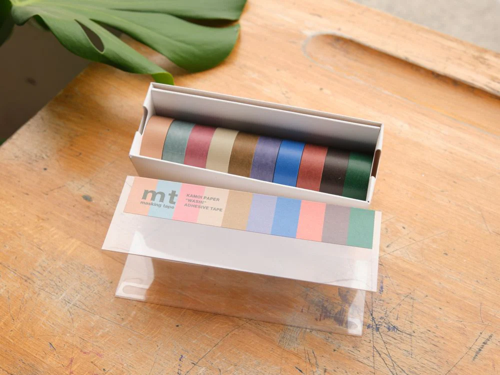 MT Washi Tape - Set of 10 - Muted - Image 2