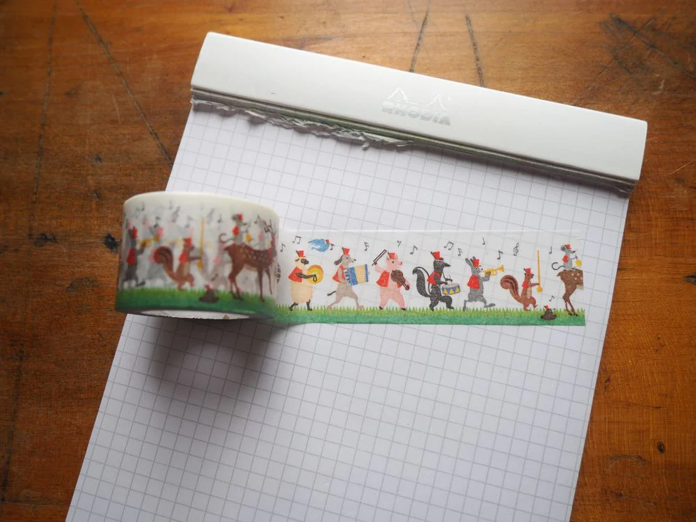 MT Washi Tape - Animal Marching Band (MTEX1P89R)