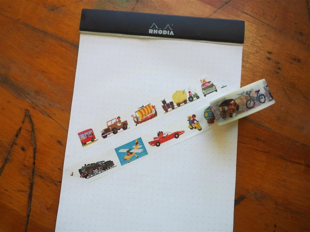 MT Washi Tape - MT x Alain Gree - Vehicle (MTALAN04)
