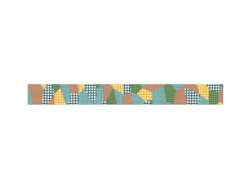 MT Washi Tape - Separate Check Dull Tone (MT01D458)