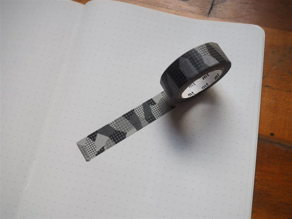 MT Washi Tape - Separate Check Monochrome (MT01D457)