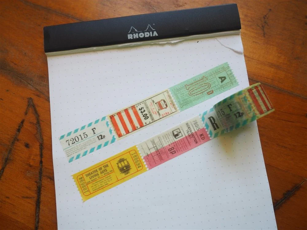 MT Washi Tape - Train Tickets (MTDP1P02)