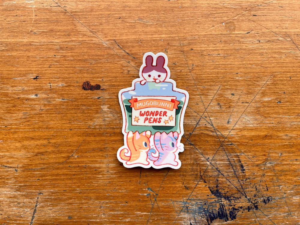 Mugobunni x Wonder Pens Exclusive Sticker - Ink Bottle