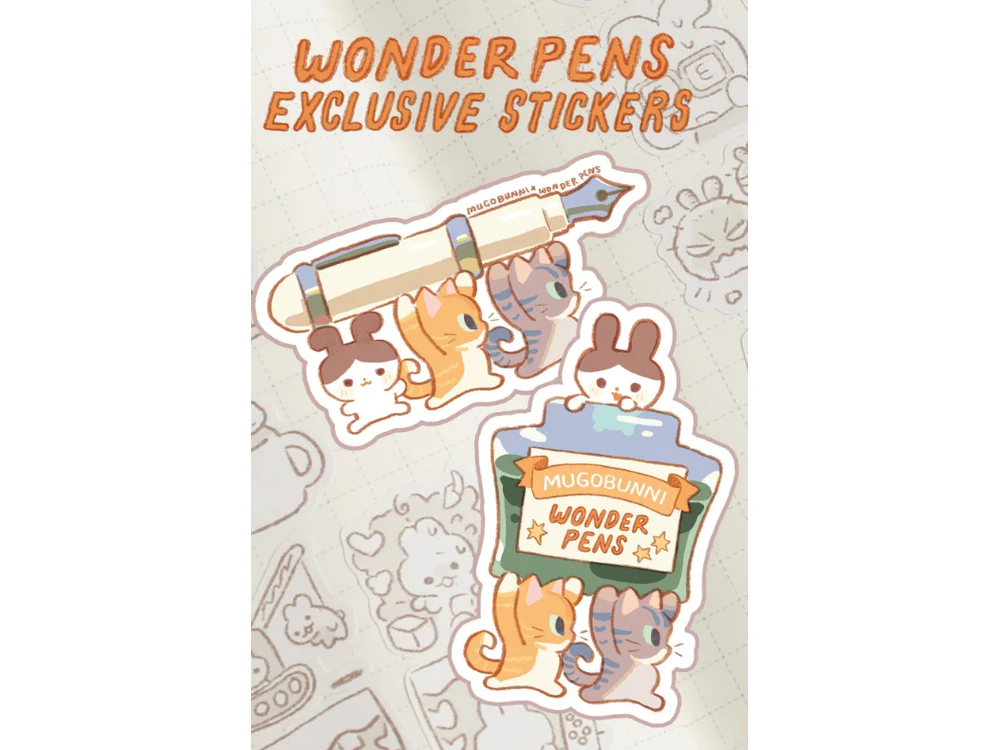 Mugobunni x Wonder Pens Exclusive Sticker - Ink Bottle - Image 2