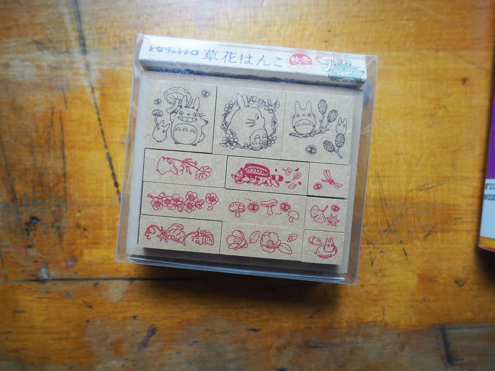 My Neighbor Totoro Rubber Stamp - Autumn Winter - Set of 12 (SOH-008)