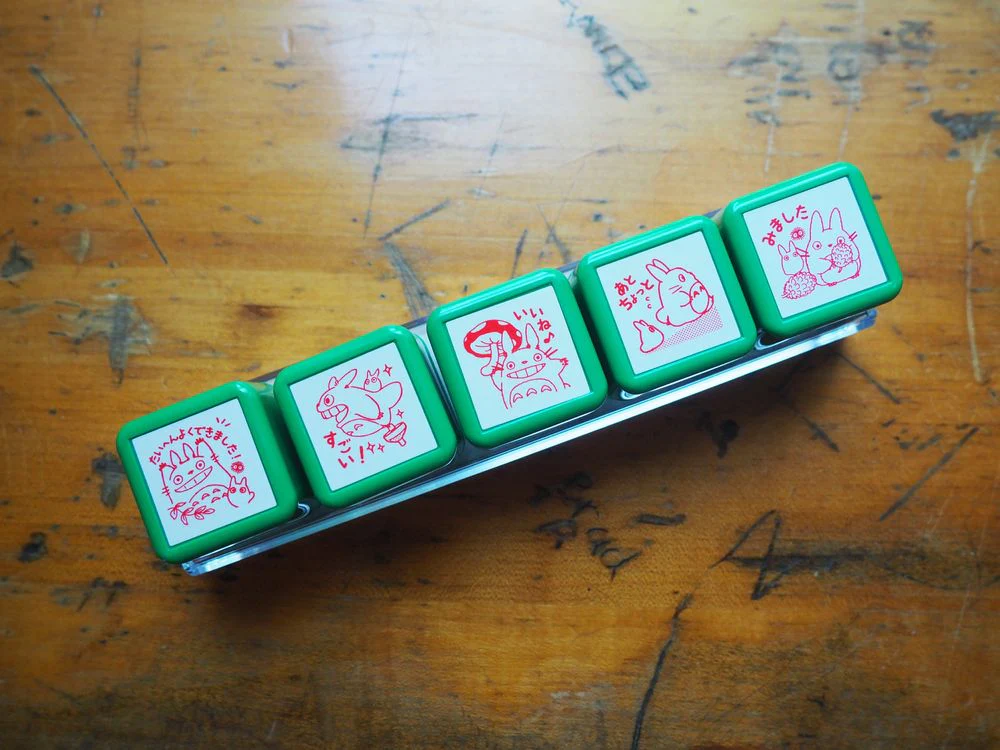 My Neighbor Totoro Penetration Seal Teacher Stamp - Set of 5 (SE5-005)