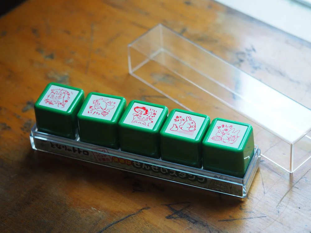 My Neighbor Totoro Penetration Seal Teacher Stamp - Set of 5 (SE5-005) - Image 2