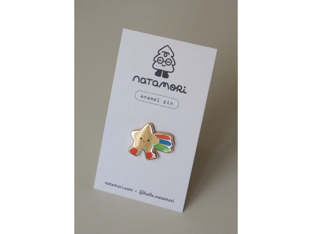 natamori - Enamel Pin - Shooting Star