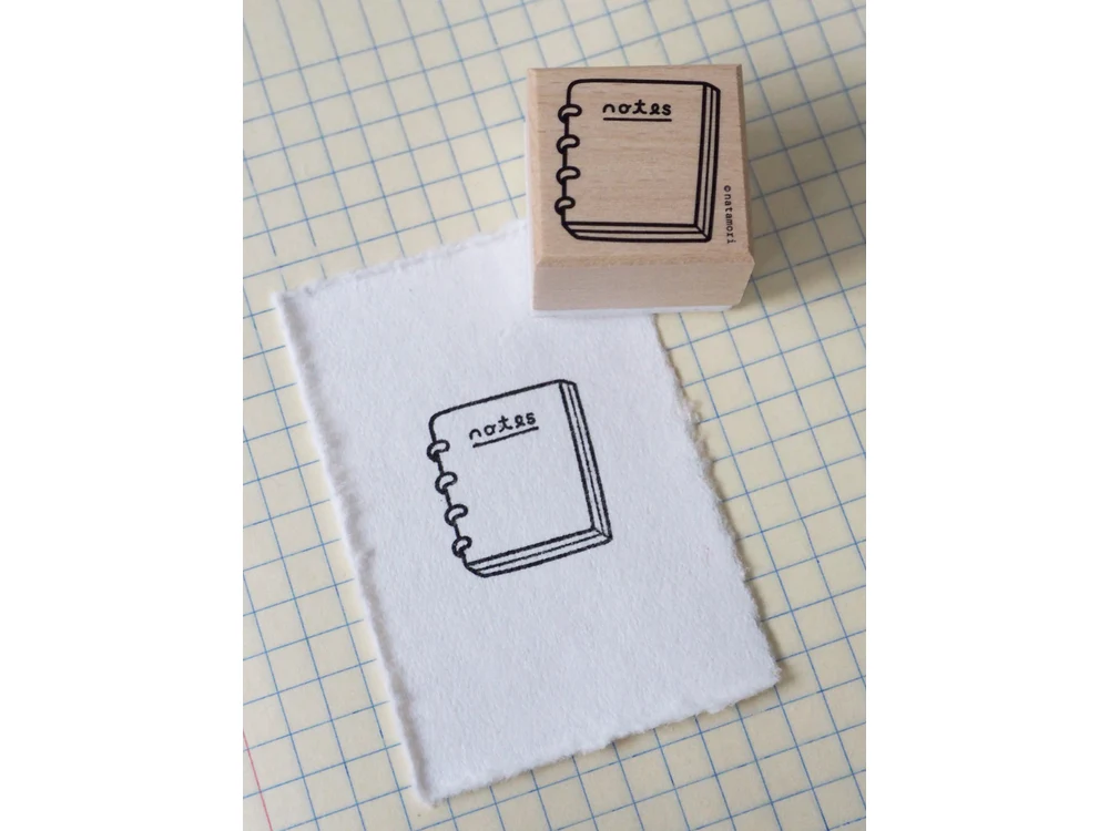 natamori - Rubber Stamp - Notebook