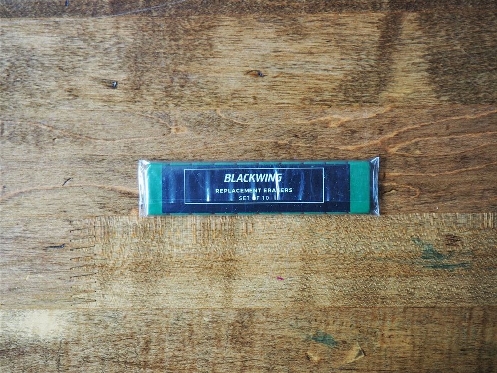 Blackwing - Replacement Erasers (Pack of 10) - Green - Image 2