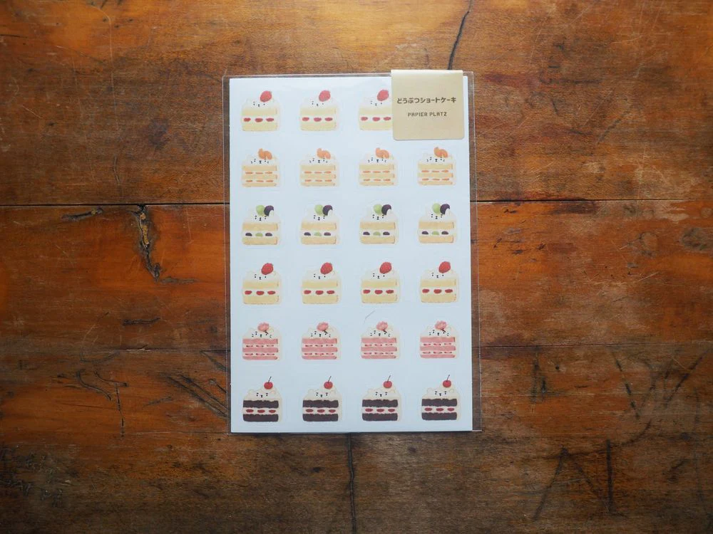 Papier Platz - Sticker Sheet - Shortcake Animals (55-042)