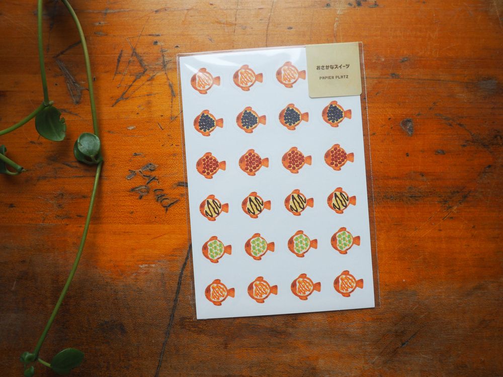 Papier Platz - Sticker Sheet - Taiyaki (55-012)