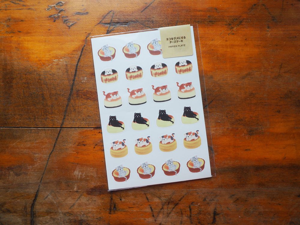 Papier Platz - Sticker Sheet - Cheesecake (55-021)