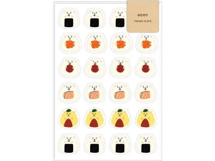 Papier Platz - Sticker Sheet - Onigiri (55-009)
