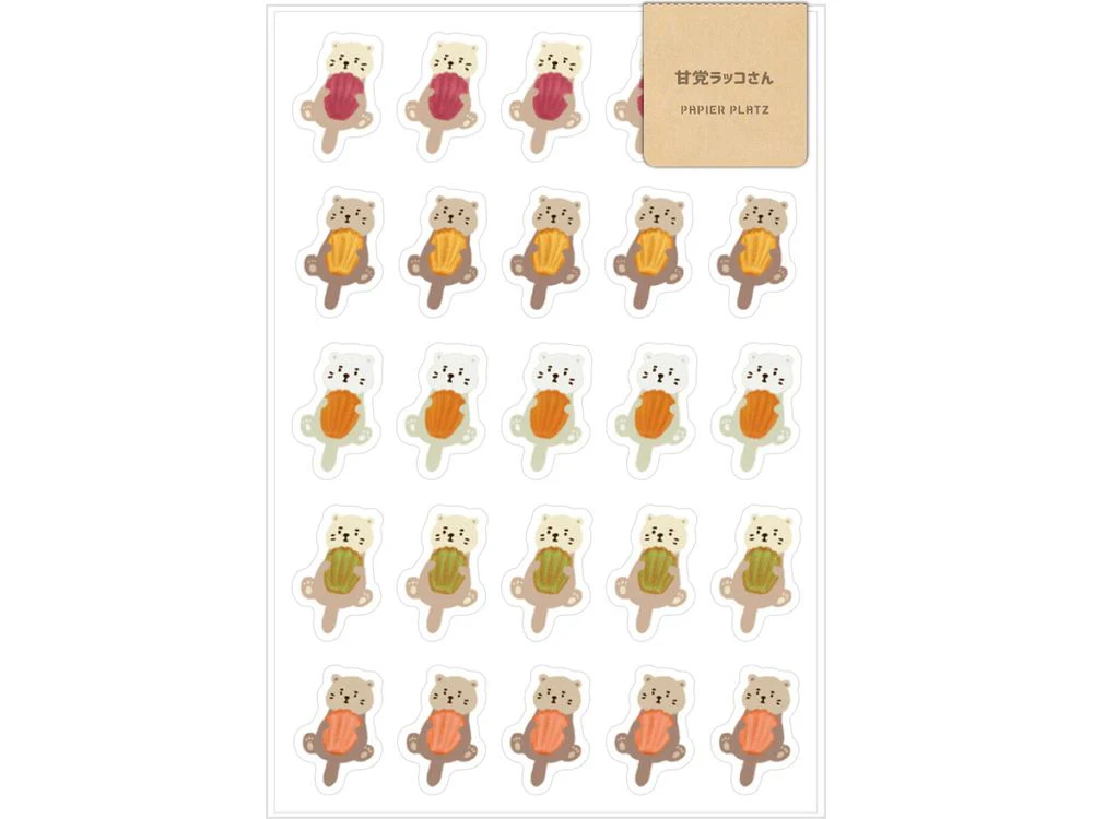 Papier Platz - Sticker Sheet - Sea Otter (55-027)