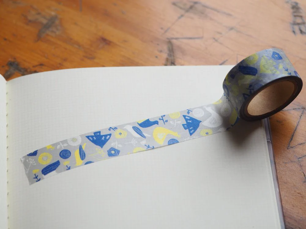 Papier Platz - Washi Tape - Birds and Flowers (52-015)
