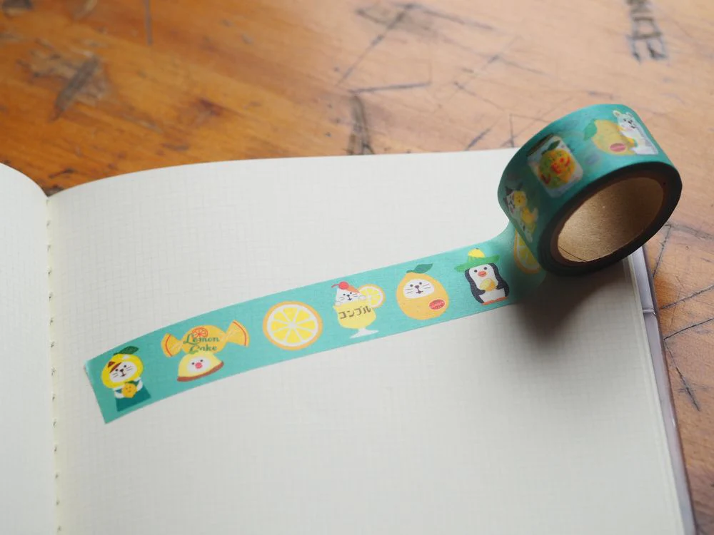 Papier Platz - Washi Tape - Cat Lemon (51-631)