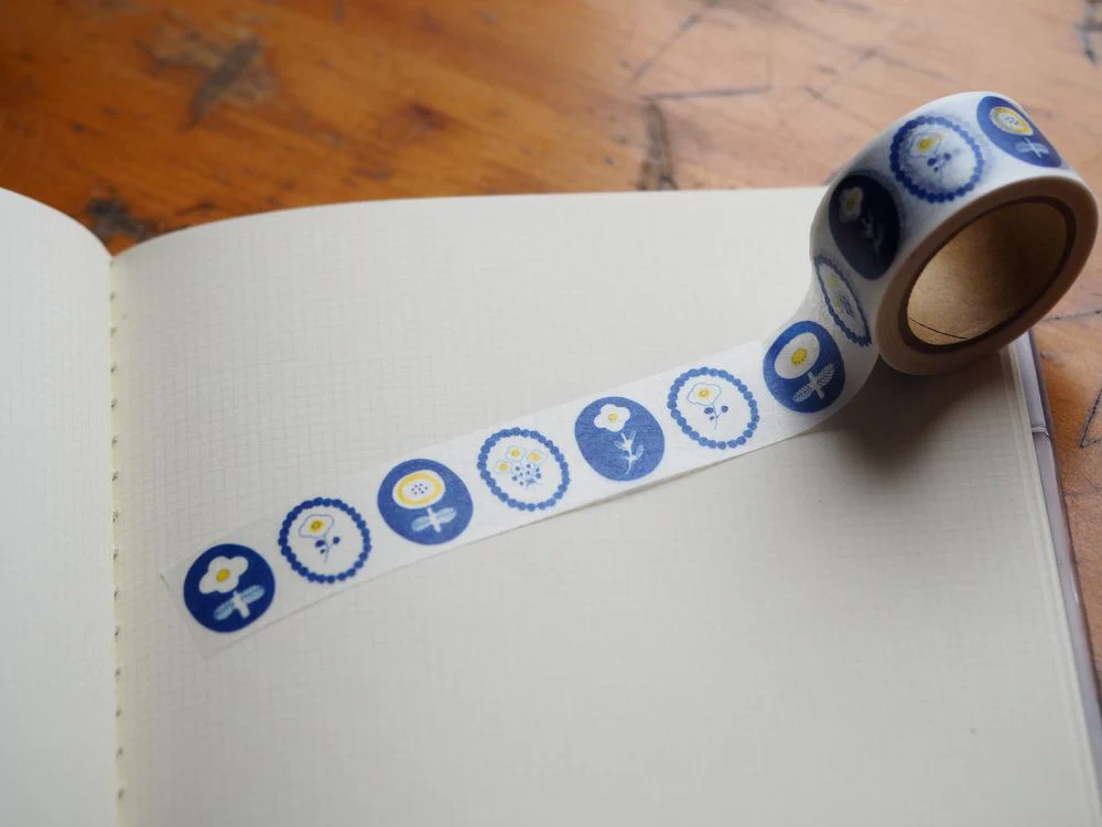 Papier Platz - Washi Tape - Flowers (37-689)