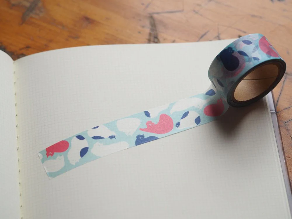 Papier Platz - Washi Tape - Nekorobineko (52-014)