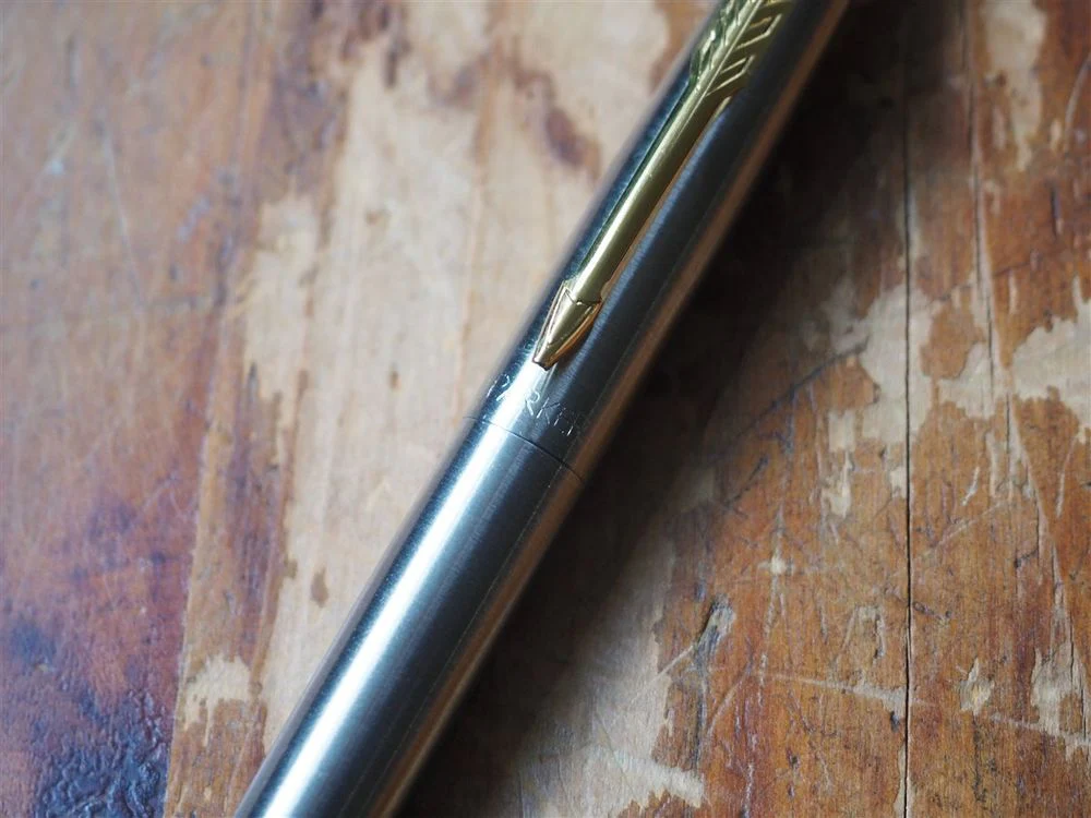 Parker Jotter Ballpoint - Medium Point - Stainless Steel GT - Image 3