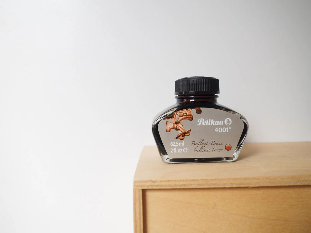 Pelikan 4001 - Fountain Pen Ink (62.5mL) - Brilliant Brown