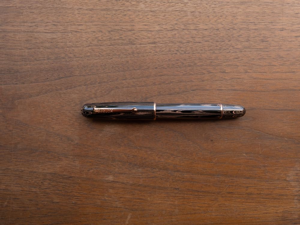 Penlux Elite Fountain Pen - Special Edition - Ebonite Woodgrain - Image 2